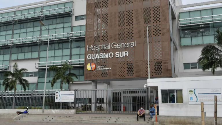 Hospital del Guasmo, ubicado al sur de Guayaquil.