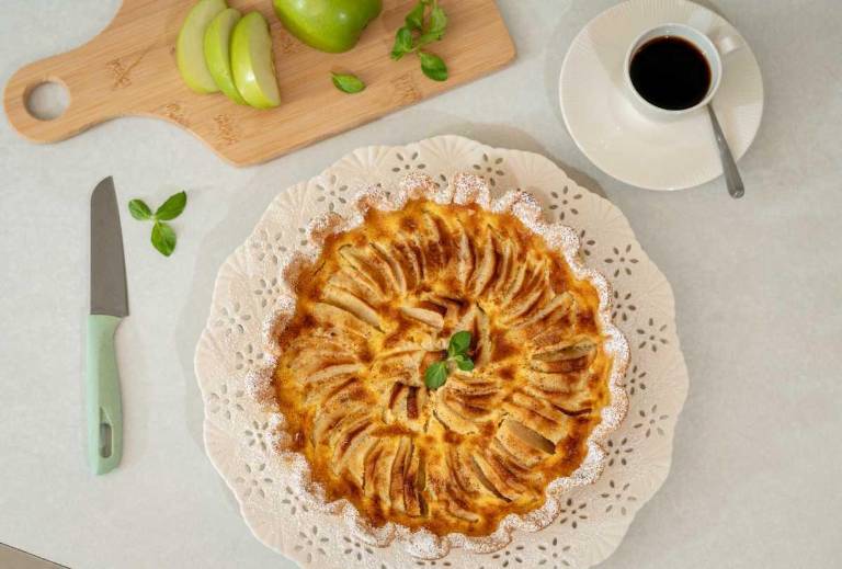 $!Tarta de manzana de la boutique de postres franceses Gourmandises.