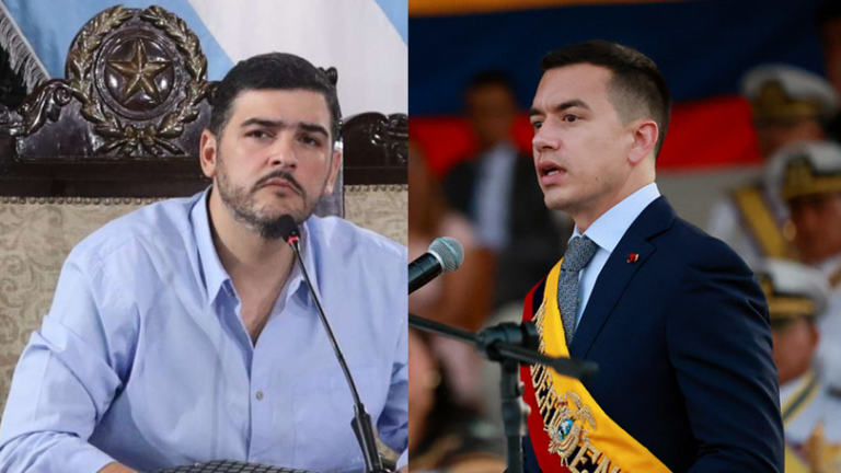 Nuevo enfrentamiento entre Daniel Noboa y Aquiles Alvarez tras formulación de cargos en caso Triple A