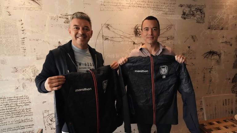 Marcelo Gallardo y Daniel Noboa se reunieron en Quito