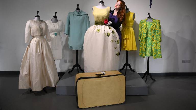 El vestido de la suerte de Liz Taylor, encontrado en una maleta en Londres