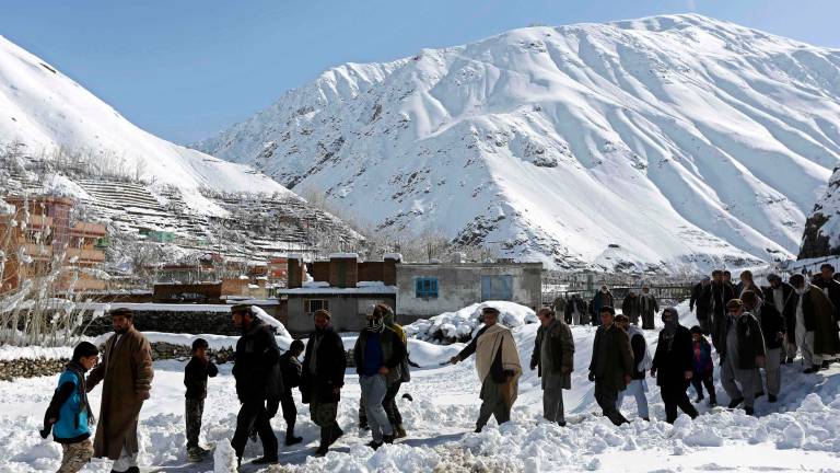 Al menos 245 muertos en temporal de nieve en Afganistán