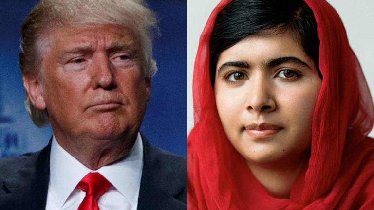 Malala pide a Trump que no dé la espalda a los más indefensos