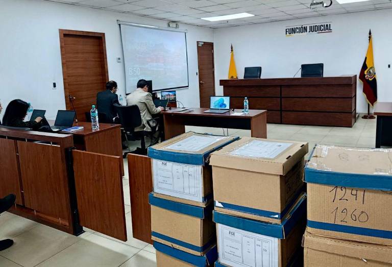 $!Fotografía que muestra una audiencia reciente del caso Goleada.