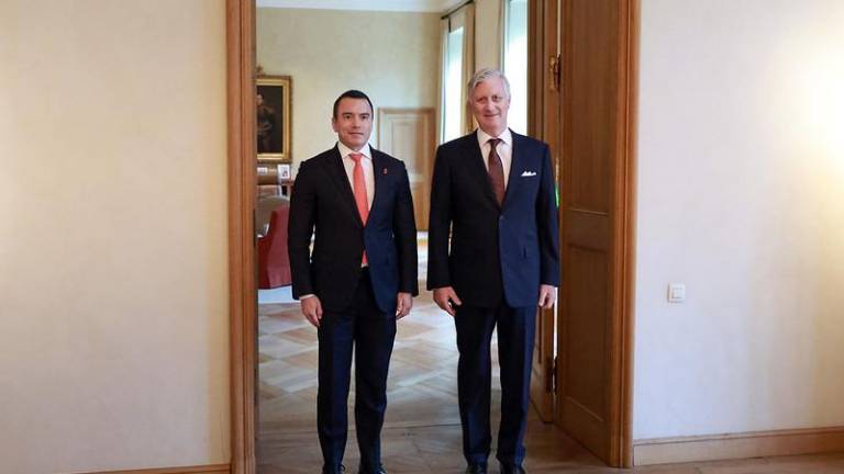 Noboa y Su Majestad el rey Felipe del Reino de Bélgica.