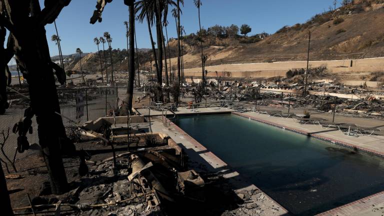 Las mansiones de los artistas de cine y televisión también se han visto afectadas por los incendios en California.