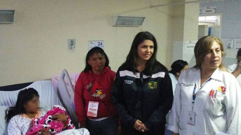 La Policía recupera en Quito una recién nacida secuestrada