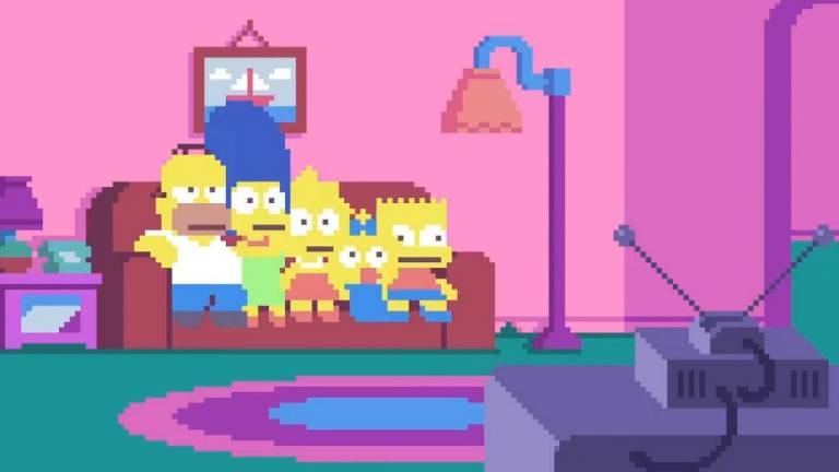 El homenaje a "The Simpsons" en pixeles