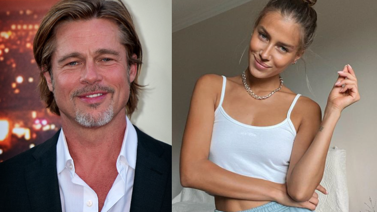 Brad Pitt reaparece con nueva pareja