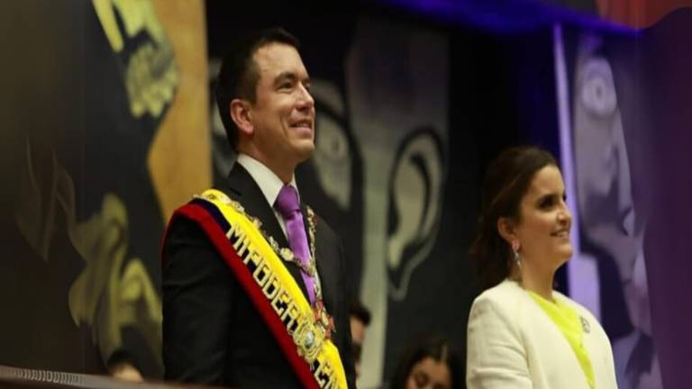 EN VIVO | Posesión de Daniel Noboa y María José Pinto en la Asamblea Nacional