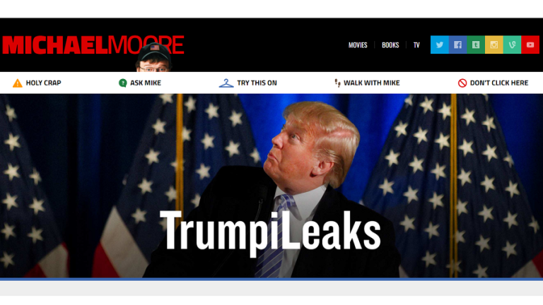 Michael Moore abre una web para denunciar la &quot;tiranía&quot; de Trump