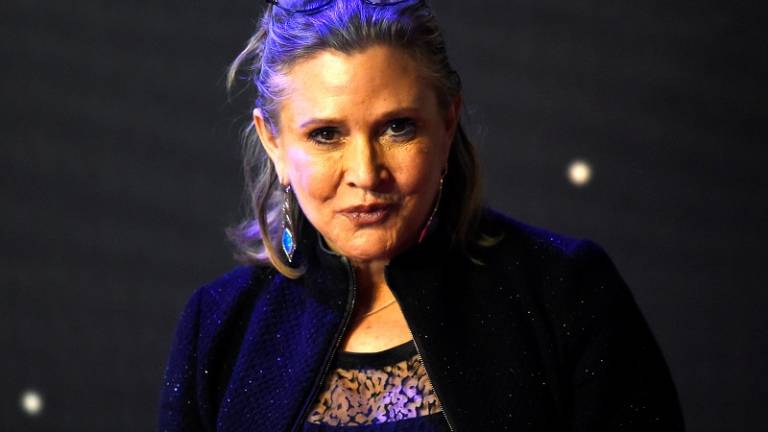 Carrie Fisher, princesa Leia en "Star Wars", sufre infarto y está grave