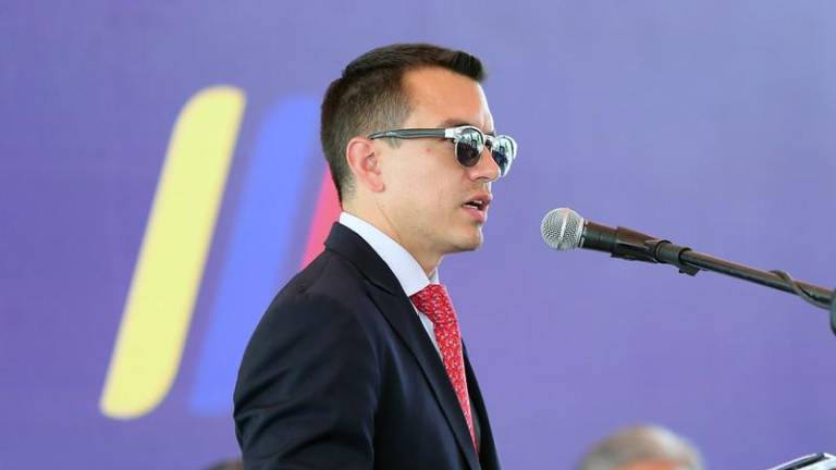 Daniel Noboa dice que todo delincuente sentenciado cumpla su pena en la cárcel, en alusión a Jorge Glas