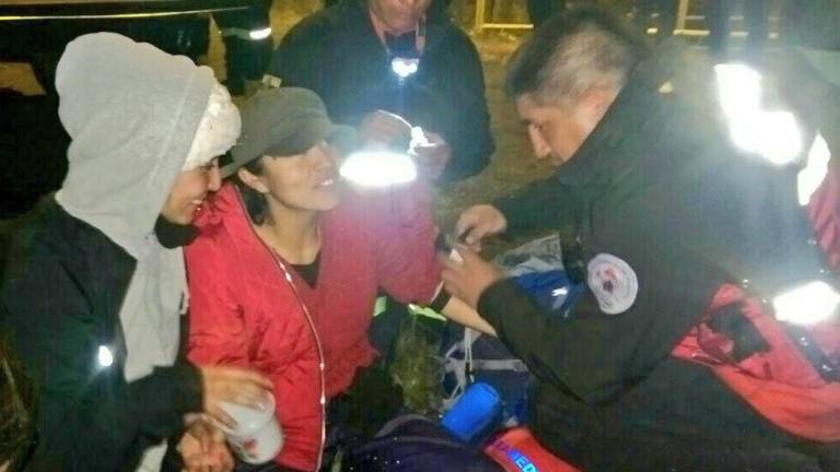 Chimborazo: rescatan a 3 excursionistas extraviados en El Altar
