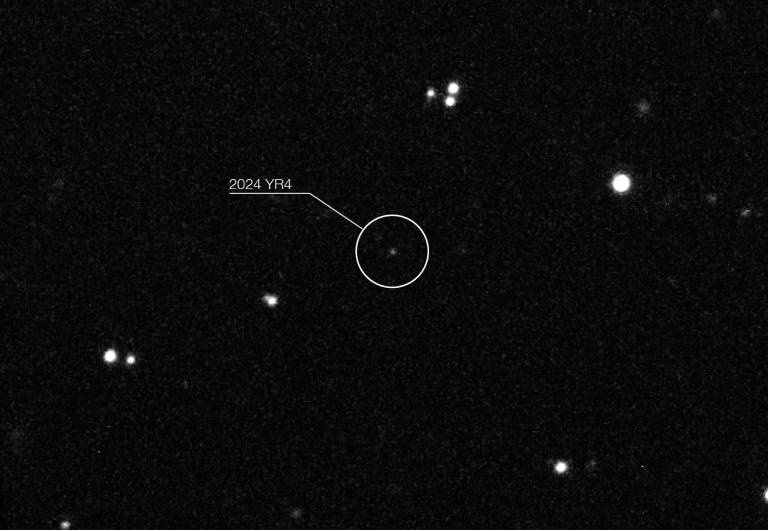 $!Imagen del asteroide '2024 YR4' tomada por el Very Large Telescope de ESO.