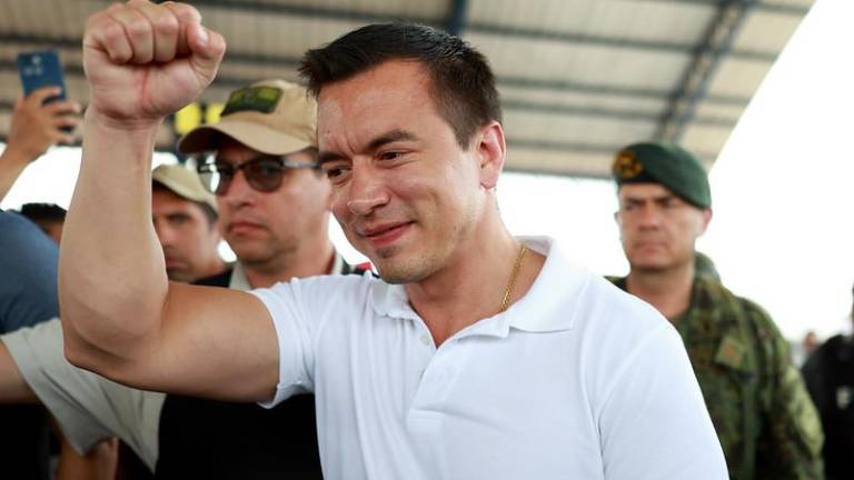 Daniel Noboa lanza dardos contra el correísmo por obra vial en Los Ríos y 'trampa' con la dolarización