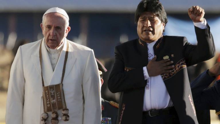 Evo Morales teme atentado contra Francisco por ser &quot;anticapitalista&quot; y &quot;antiimperialista&quot;