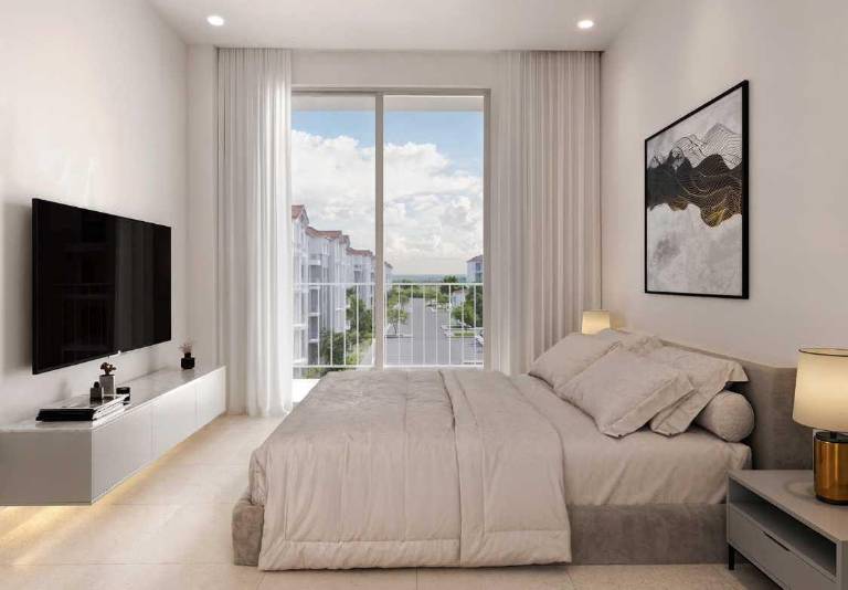 $!Cada departamento de Pontiana cuenta con tres dormitorios, dos baños y medio, cocina, sala y comedor.