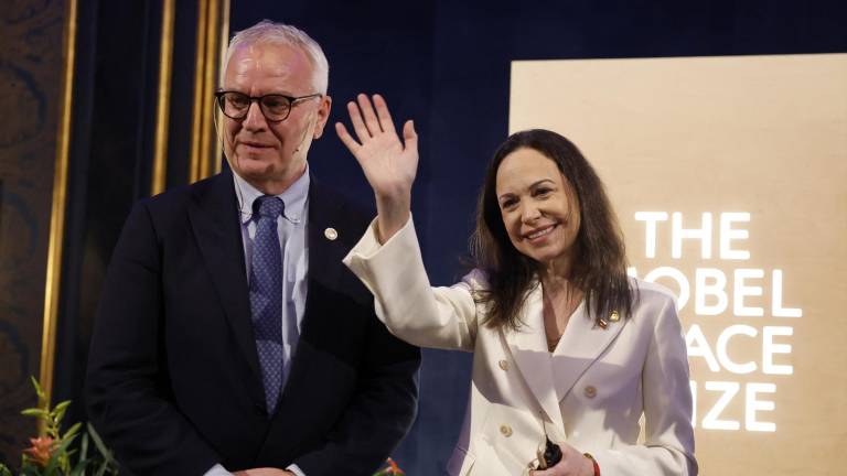 María Corina Machado dice que quiere entregarle el Premio Nobel de la Paz a Donald Trump