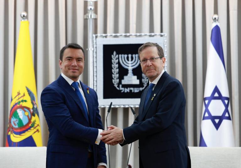 $!Ecuador e Israel fortalecieron sus relaciones bilaterales.