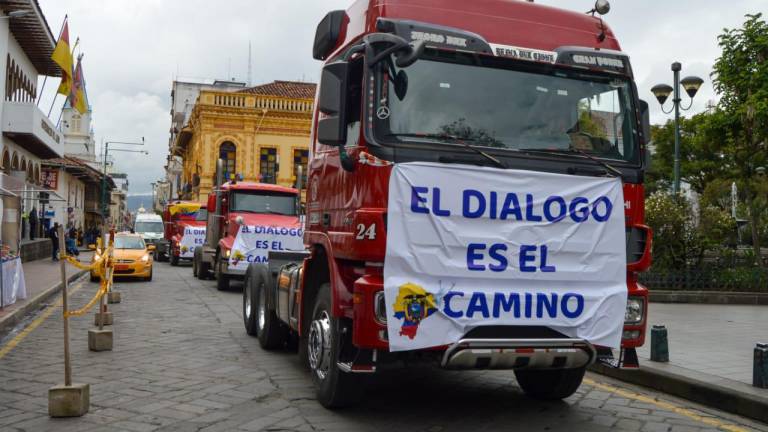 En días anteriores, el sector productivo impulsó una marcha en el centro de Cuenca para solicitar el diálogo entre Conaie y Gobierno Nacional.