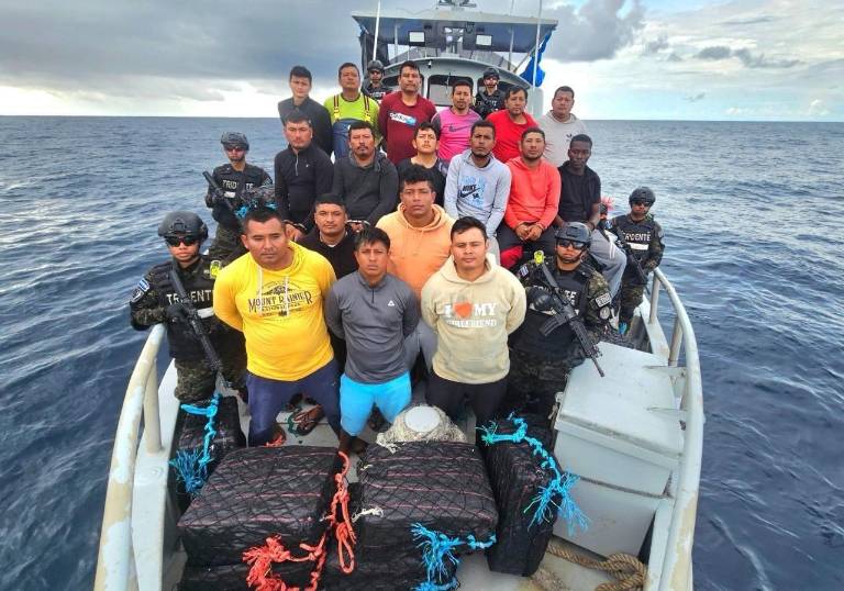 $!Fotografía de los detenidos publicada por el Gobierno de El Salvador.