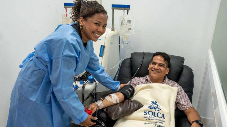 El Banco de Sangre de Solca Guayaquil realiza campañas de sensibilización para incentivar la donación de sangre.