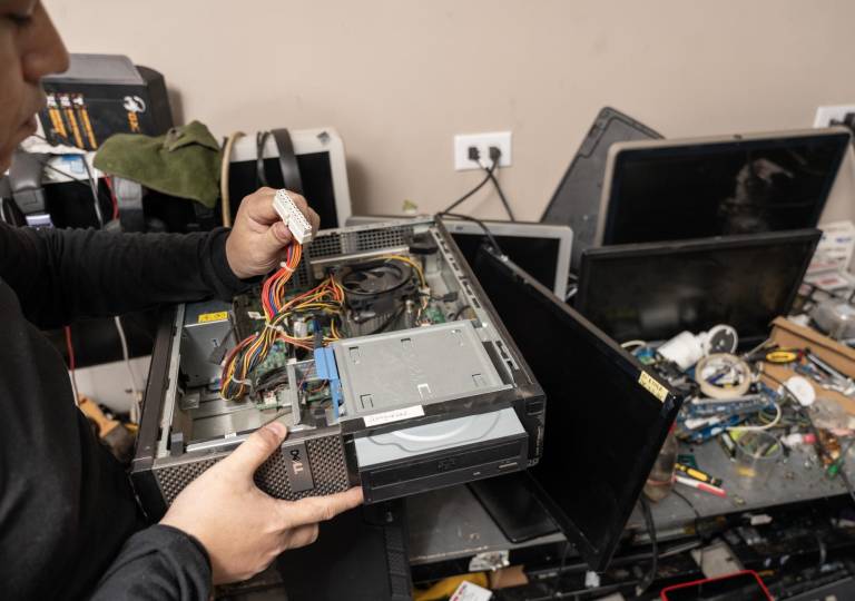$!Planta de tratamiento de Reciclaelectronic, en Guayaquil.