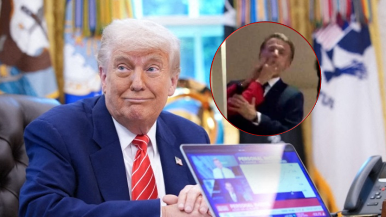 Trump aseguró que el matrimonio Macron “está bien”.