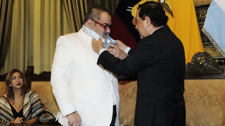 Periodista Jorge Lanata fue homenajeado en Guayaquil