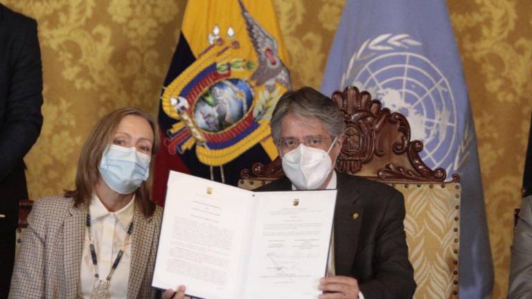 Lasso suscribe acuerdo anticorrupción con la ONU: tienen que estar en la cárcel los corruptos