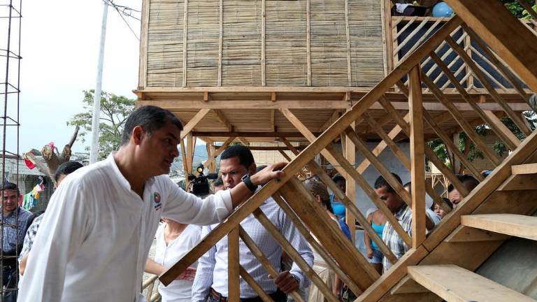 Correa en Guayaquil vuelve a rechazar el paro nacional