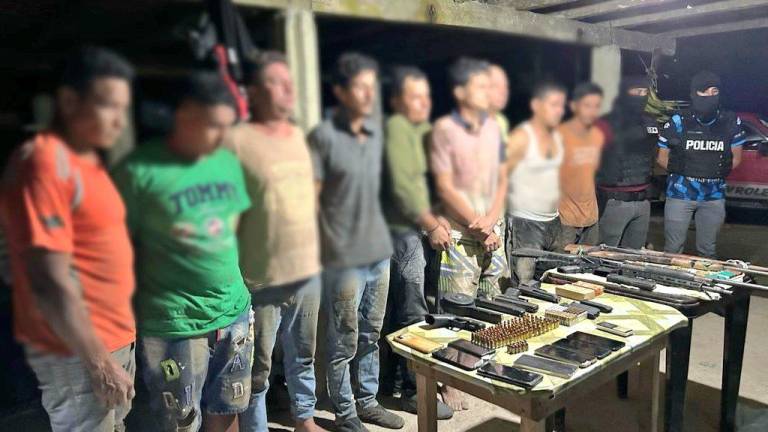 Casi una veintena de terroristas fueron capturados entre Manabí y Santa Elena