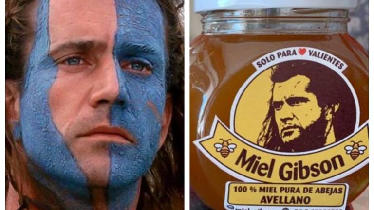 La marca chilena de miel cambia de logo tras "amenazas" de los abogados de Mel Gibson