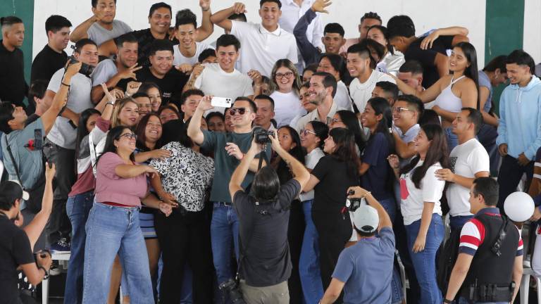 ¿Cómo avanza el programa Jóvenes en Acción?: Daniel Noboa se reunió con participantes en Portoviejo