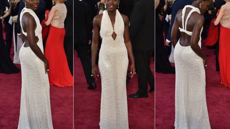 Roban el vestido de perlas que Lupita Nyong&#039;o lució en los Oscar