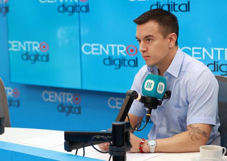 $!Daniel Noboa habla de las bases militares extranjeras.