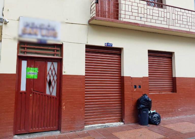 $!Uno de los cuatro inmuebles allanados.