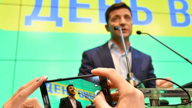 Volodimir Zelenski, de actor cómico a presidente de Ucrania