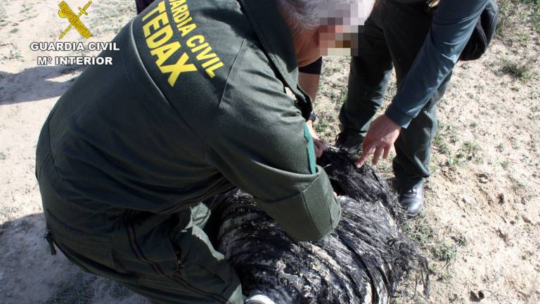 Lluvia de basura espacial en España