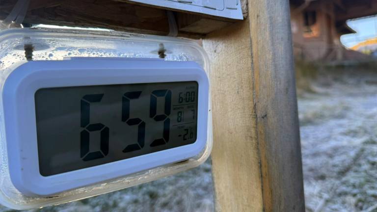 Temperaturas bajo cero se registraron en varias provincias este jueves 7 de agosto