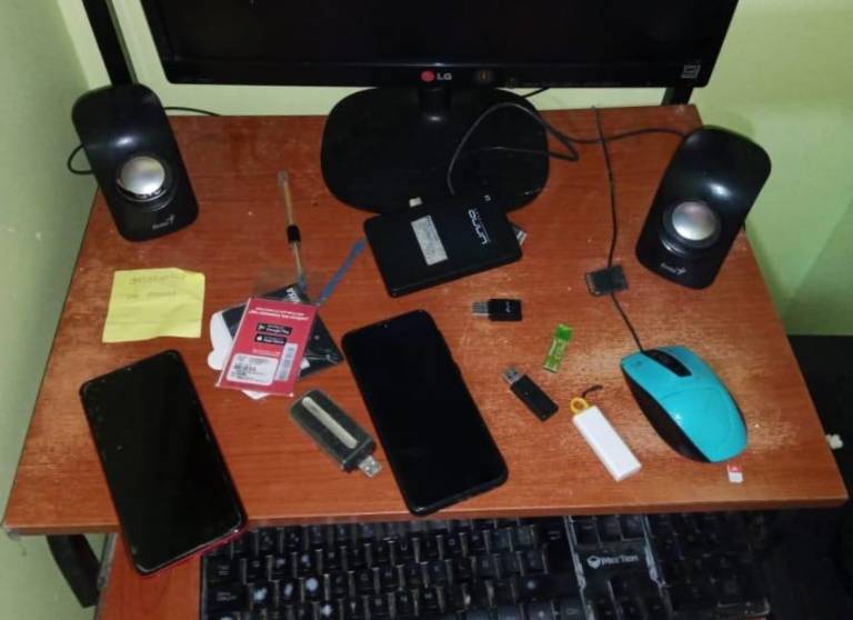 $!1.700 videos de pornografía infantil tenía en su poder un sujeto capturado en Loja