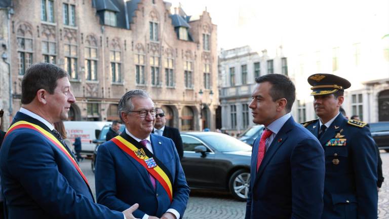 Noboa se reúne con alcalde de Brujas para fortalecer cooperación económica y turística