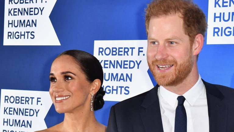 El príncipe Harry, Duque de Sussex, y Meghan, Duquesa de Sussex en la Gala de premios Robert F. Kennedy Human Rights del 2022.