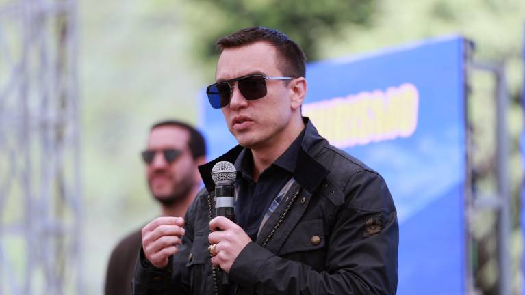 Fotografía de archivo del mandatario de Ecuador, Daniel Noboa.