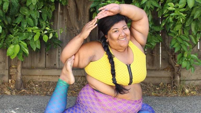 Valerie Sagun: la yogui que rompe el estigma del sobrepeso