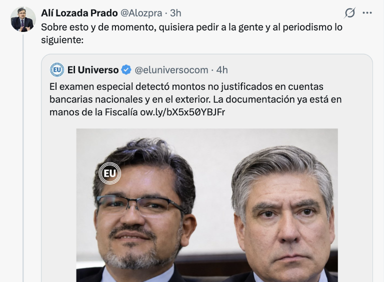 $!Juez Alí Lozada habla sobre supuestas irregularidades en su patrimonio.