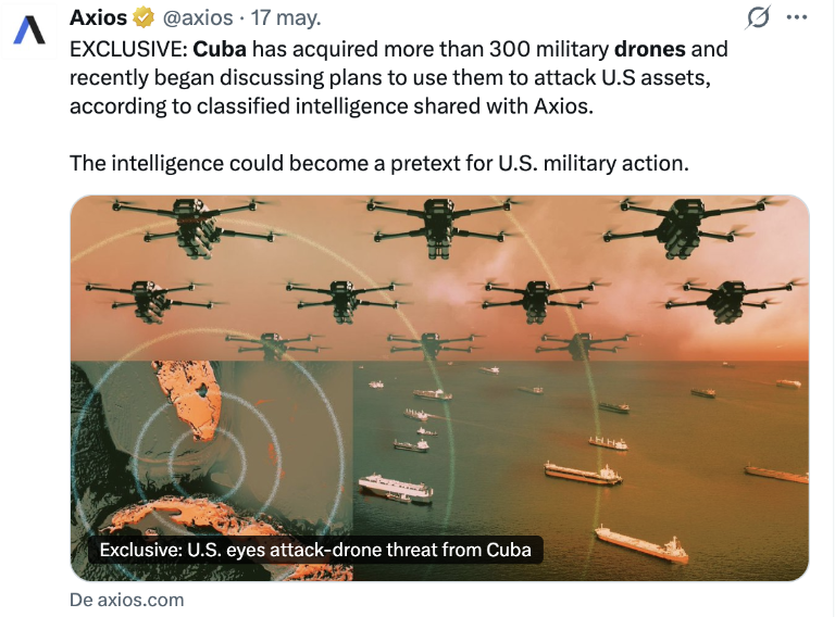 $!Información sobre la compra de drones por parte de Cuba.