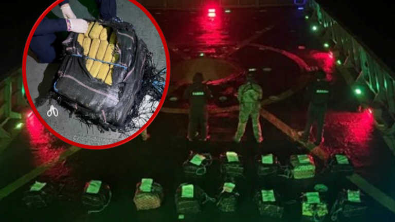 Policía de Ecuador y Guardacostas de EE. UU. dan golpe al narcotráfico: decomisan más de media tonelada de cocaína