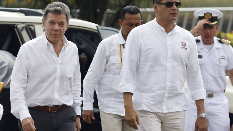 Santos y Correa inician cuarto Gabinete Binacional
